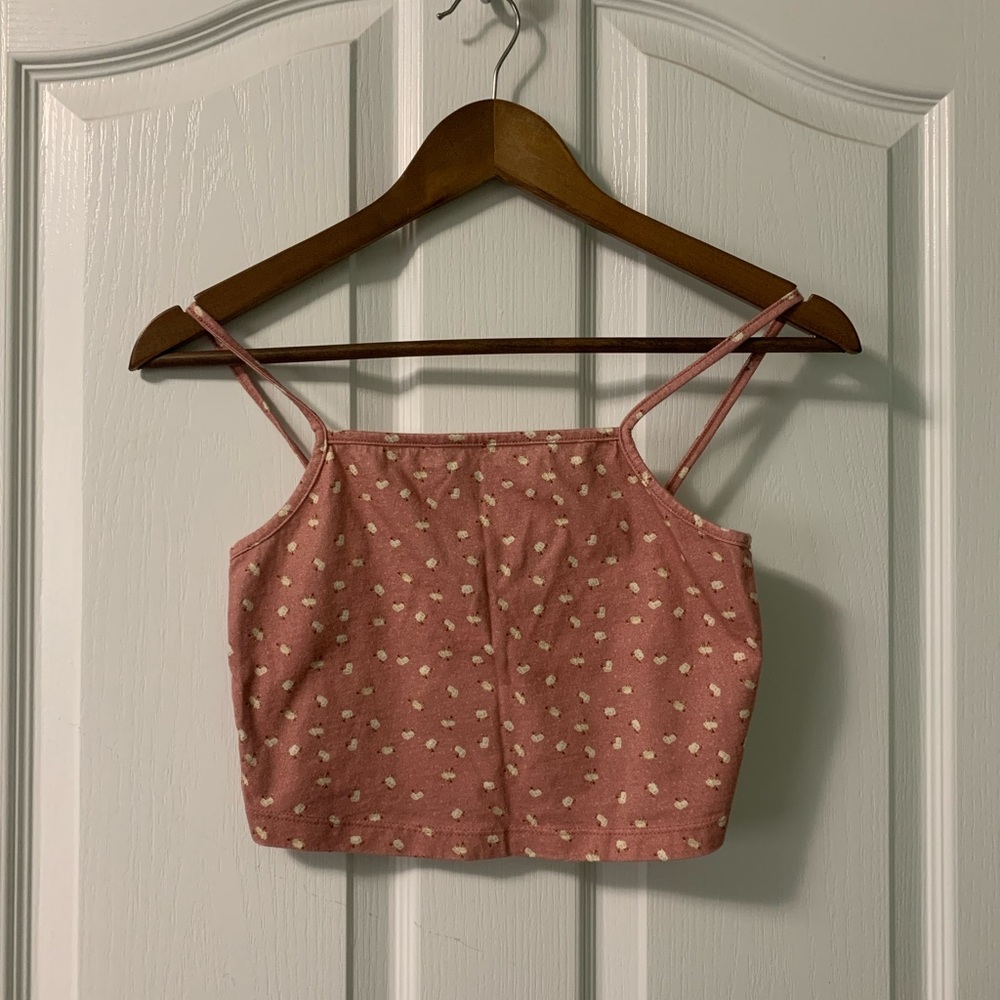 The Good Alma Floral Cropped Tank (Tansy Tank)